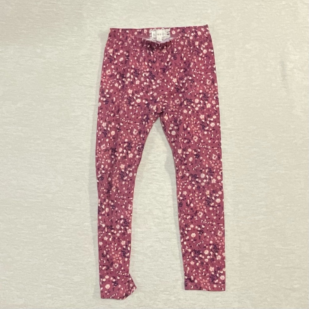 Floral Pink Kids Leggings